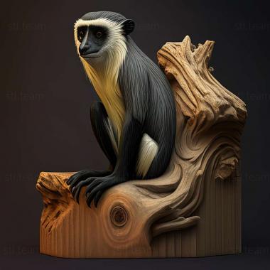 3D модель Piliocolobus parmentieri (STL)